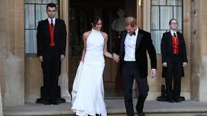 Newlyweds harry and meghan headed off to their evening party after their last public appearance of their royal wedding day. Here S Everything We Know About Harry And Meghan S Second Royal Wedding Reception Glamour