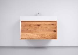 Der waschbeckenschrank aus holz ist in der variante eiche massiv gefertigt und bietet neben dem. Waschtisch Modern Holz Mit Becken Weiss Glanz One Bath