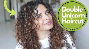 Easy to do and always looks great. Cutting My 3b Curly Hair Into Layers Double Unicorn Hair Cut Diy Hair Cut For Volume Im Shook Youtube