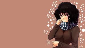 Anime curly hair are versatile enough to be worn by virtually anyone, including women, men, and kids of all ethnicities and ages. Hd Wallpaper Red Eyes Short Hair Amagami Ss Curly Hair Dots Tanamachi Kaoru Scarfs Simple Background Anime Girls People Short Hair Hd Art Wallpaper Flare