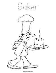 Great mouse practice for toddlers, preschool kids, and elementary students. Baker Coloring Page Coloring Pages People Coloring Pages Cupcake Coloring Pages