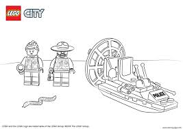 Police coloring pages for toddlers lego city motorcycle color printable cars kids christmas. Lego City Swamp Police Starter Set Coloring Pages Printable