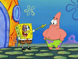 Spongebob with a black eye. Spongebob Season 5 Episode 14a Blackened Sponge Bubbles Of Thoughts