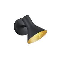 Chintz lampenschirm, oval, rot oder schwarz mit gold,. Reality Nina Wandlampe Schwarz Gold Kaufen Dmlights De