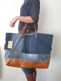 Sac Cabas Xl Scxl 0962 Sac Cabas Sacoche En Jeans Jean Diy