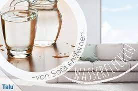 Wasserflecken Von Sofa Entfernen Microfaser Polster Co Talu De