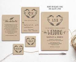 Free Wedding Invitation Templates Vintage 1302 Free Wedding Invitation Templates Kraft Wedding Invitations Wedding Invitation Templates Rustic
