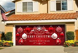 Christmas Garage Door Decorations From Amazon Click Here For More Garage Door Christmas Decorations Garage Door Decor Outdoor Christmas Decorations