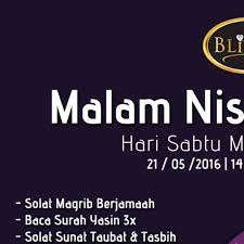 Malam nisfu sya'ban 2016 rating: Blinq Antara Kelebihan Malam Nisfu Sya Ban Ialah Facebook