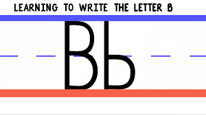 This worksheet will help your kids to practice writing the letter 'b' in cursive. Write The Letter B Abc Writing For Kids Alphabet Handwriting 123abc Tv