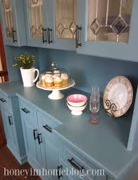 Once dry the piece was waxed with clear chalk paint® wax, then sanded to reveal the darker duck egg blue underneath. Honey I M Home Chalk Paint Refresh