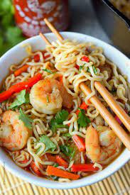 Spicy Shrimp Ramen Bowls Recipe Butter Your Biscuit Recipe Noodle Bowls Recipes Healthy Recipes Food