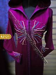 رشمة العنكبوت بالتنبات في جلابة المليفة لموسم 2020 و لا أروع fashion red leather jacket leather jacket