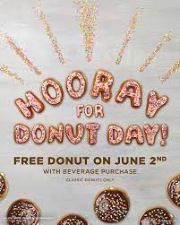 Data gathered by a top nashville marketing agency. Dunkin Donuts National Donut Day Tradition Free Donut Offer On June 2 Dunkin