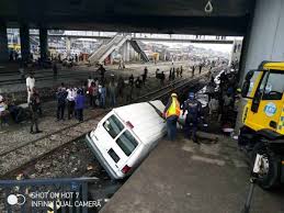 Oshodi, lagos, nigeria, oshodi, nigeria. Video Train Collides With Bus In Oshodi Lagos Naija News