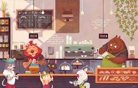 David Depasquale On Instagram Morning Coffee Shop Vibes Finished Special Commission Cafe Coffee Coff Art Character Design Illustration