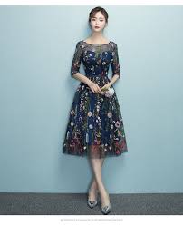 Rosita Floral Embroidery Elbow Sleeve Cocktail Dress Yesstyle Wedding Attire Guest Cheap Prom Dresses Cheap Prom Dresses Online