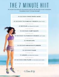 the 7 minute hiit workout toneitup