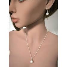 Parure Bijoux Femme Parure Fantaisie Collier Et Boucles D'oreilles Strass