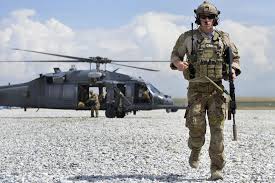 U S Air Force 1st Lt Christopher Goetz Walks Away From A Hh 60 Pave Hawk Helicopter During A Training Exercise On Bag Usaf Special Forces Special Forces Gear