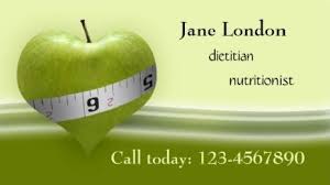 Girly Nutrition And Wellness Business Cards Nutritionist Business Cards Wellness Business Health Business