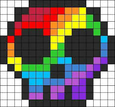 Pin Af Brutal Despair21 Pa Pixel Art Perlemonstre Broderi Ideer Broderimonstre