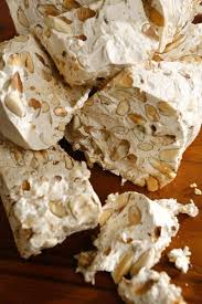 Torrone Italian Nougat Candy With Almonds Info Recipe Candy Recipes Sweet Recipes Homemade Candies