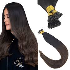 Ombre hair for blondes ombre creates an illusion of texture to your hair so you do not need to add more volume. China 20inch 1g S Remy Itip Human Hair Extensions Ombre Color Natural Black To Dark Brown Brazilian I Tip Fusion Hair Extensions 50g Per Package China I Tip And Hair Extensions Price