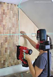 I don't include dimensions because when you are making. Scrap Wood Wall Installation Jaime Costiglio