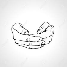 11 photos of the drawing of cupped hands Cupped Palms Save Gesture Line Art Drawing Close Up Hands Royalty Free Cliparts Vectors And Stock Illustration Image 47558886