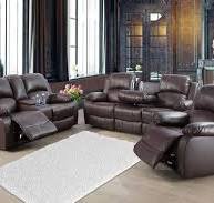 Amazon.com: A Ainehome Living Room Furniture Set Leather ...