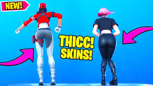 Fortnite dance challenge in real life! New Thicc Fortnite Skins Thicc Fortnite Dances Youtube