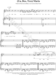 Click to listen to ricky martin on spotify: Ricky Martin Un Dos Tres Maria Sheet Music In G Minor Download Print Sku Mn0060389