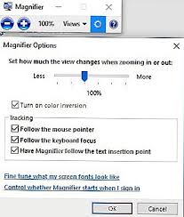 De fleste av de avanserte skjerminnstillingene fra tidligere versjoner av windows er nå tilgjengelige på siden for. Vinduer Enkel Tilgangsinnstillinger I Windows 10