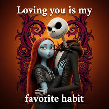 Loving you is my favorite habit 🧡🧡🧡 #nightmarebeforechristmas