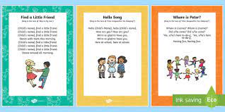 Name Song Lyrics | Name Recognition | Primary Resources