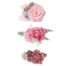 Buy Flower Hair Clip Set Beamio Floral Hair Bow Boutique Alligator Clip For Girls Babies Toddlers Teens Gifts Small Hair Clips Online In Turkey B07qddscy7