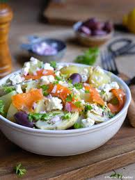 Salade Pommes De Terre Truite Fumee Et Artichauts Recette Salade Pomme De Terre Salade Pomme Truite Fumee
