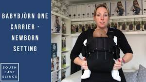 When baby can sit up on their own, you can use a backpack carrier for this position. Babybjorn Baby Carrier One Newborn Setting Youtube