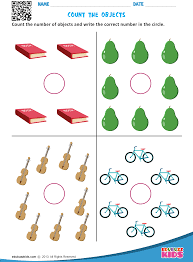 Count The Objects Counting Objects Kids Math Worksheets Kindergarten Math Counting