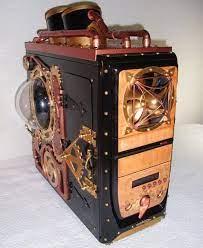 Steampunk Pc Case Mod Labsmash Art Steampunk Technologie Futuriste Deco Steampunk