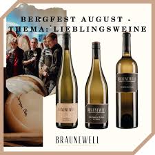 They are charming in their mannerism, perfectionist in their work and artistic in their approach. Ausgebucht Bergfest August Live Schwein Wein Weingut Braunewell