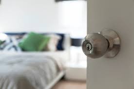 The best hinges for hollow core doors are still the base molding spring stops, (as seen on the door in this foreground) and not the hinge pin stops (as seen on the two doors in the background). Repairing A Hollow Core Door Thriftyfun