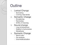 Keeping up with this word evolution the reason dictionaries. Types Of Language Change