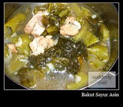 Sapi has beri 1sdt sagu (boleh diganti daging nya sesuai selera ya ) 1 ikat kecil sayur asin 1sdt. Bakut Sayur Asin Semua Orang Bisa Masak