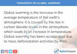 How to answer english language paper 2 question 5. Paragraph On Global Warming 100 150 200 250 To 300 Words For Kids Students And Children A Plus Topper