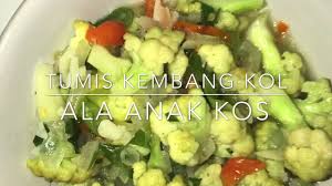 Resep tumis brokoli kembang kol. Tumis Kembang Kol Ala Anak Kos Memasak Dengan Multi Cooker Youtube