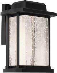 Artcraft Ac9120bk Addison Black Led Exterior Wall Light Sconce Art Ac9120bk