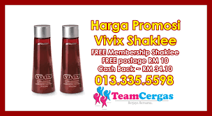 Beli 2 unit vivix dan dapatkan keahlian shaklee percuma! Promosi Vivix Shaklee 2018 Harga Vivix Murah Jimat