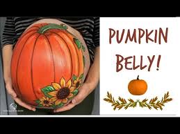 Looking to animate your windows, doors, walls or floors? Pumpkin Belly Painting Time Lapse Youtube